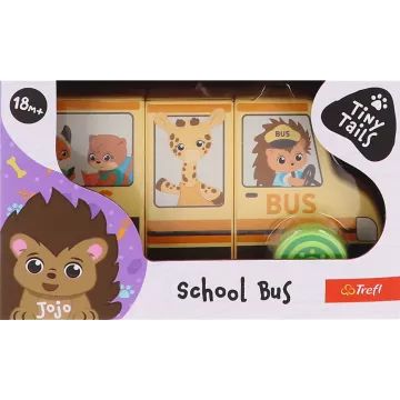 Trefl: Tiny Tails Magnetický drevený školský autobus - .Obrázok
