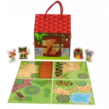 Trefl : Jouet en bois - Maison verrou Tiny Tails - .image