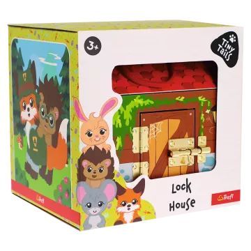 Trefl : Jouet en bois - Maison verrou Tiny Tails - .image