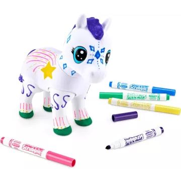 Crayola Washimals: Színezhető és lemosható óriás Evie póni figura - 15 cm - . kép