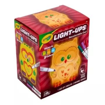 Crayola: Lemosható, színezhető éjjeli fény - bagoly - . kép