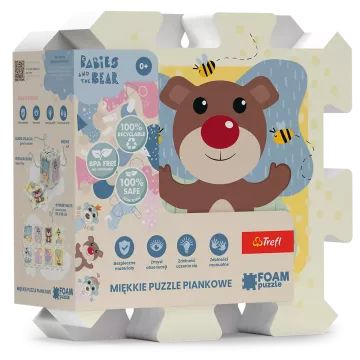 Trefl: Rompecabezas de espuma de oso - 8 piezas - .imagen