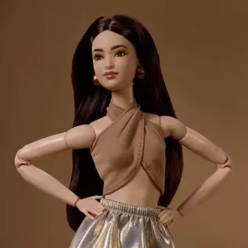 Barbie Signature : Poupée de collection Premium #06 - Cheveux bruns - .image