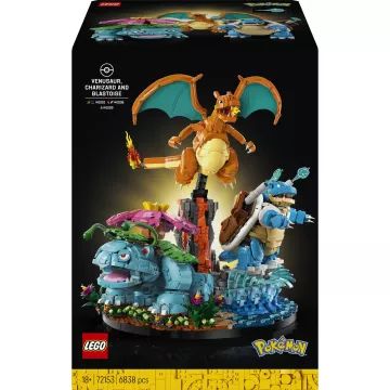 LEGO® Pokémon Venusaur, Charizard și Blastoise 72153 - .foto
