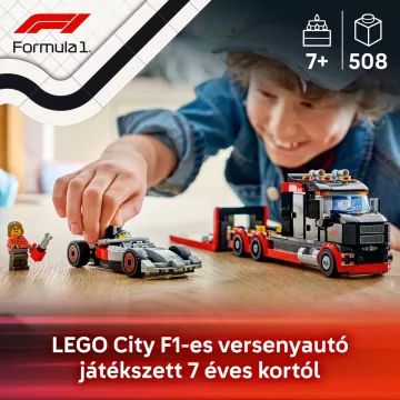 LEGO® City F1®-es kamion egy F1®-es Audi versenyautóval 60493 - . kép