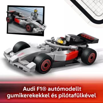 Camionul LEGO® City F1® cu mașina de curse Audi F1® 60493 - .foto