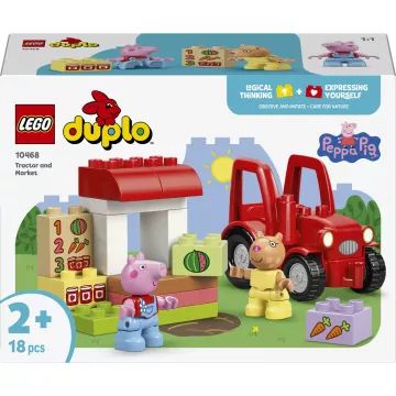 LEGO® DUPLO® Peppa Pig - Traktor i tržnica 10468 - .slika