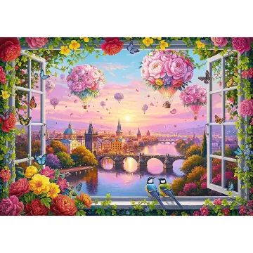 Trefl: Csodálatos kilátás puzzle - 1000 darabos - . kép