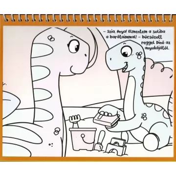 Vyčaruj farby! - Dinosaury - v maďarskom jazyku - .Obrázok