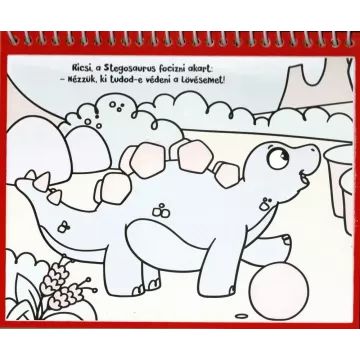 Dodaj boje! - Dinosauri - na mađarskom jeziku - .slika