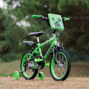 Huffy bērnu velosipēds - Minecraft, zaļs, 16