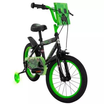Huffy Kinderfahrrad - Minecraft, schwarz, 16