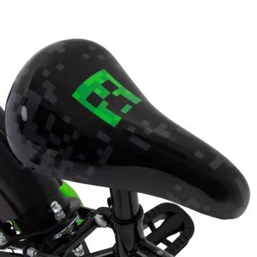 Huffy Kinderfahrrad - Minecraft, schwarz, 16