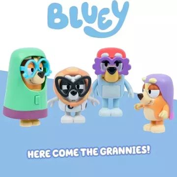 Bluey: Omītes komplekts – 4 figūru komplekts - .attēls