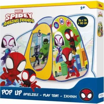 Johns Sport: Marvel Spidey izpletāma rotaļu telts - 75 x 75 x 90 cm - .attēls