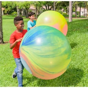 Groovy Wubble - Tie-Dye Azul: A Bola - .Imagem