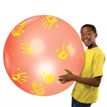 Hyper Wubble – Érintésre színváltó óriásbuborék labda - rózsaszín - . kép