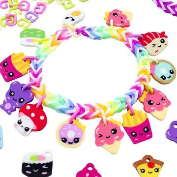 Rainbow Loom : Happy Loomi-Pals® – Gourmandises - Coffret de création de bracelets - .image