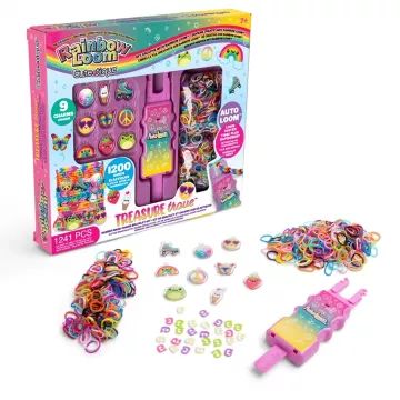 Rainbow Loom: Auto Loom – Zestaw do tworzenia bransoletek Cute-Tique Kopalnia Skarbów - .zdjęcie 