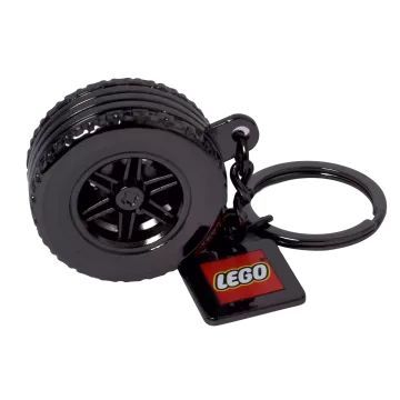 Obesek za ključe v obliki LEGO F1 pnevmatike, sponka za nahrbtnik 113575 - .slika