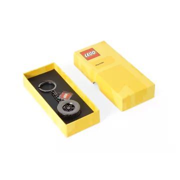 Obesek za ključe v obliki LEGO F1 pnevmatike, sponka za nahrbtnik 113575 - .slika