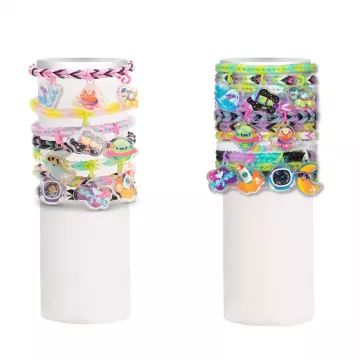 Rainbow Loom: Auto Loom – Cute-Tique Skinnende Galakse Armbåndssæt - .billede
