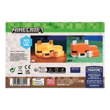 Minecraft: trójwymiarowa lampa w kształcie lisa - .zdjęcie 