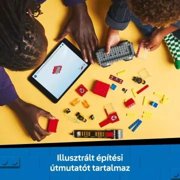 LEGO® City Mașina de Pompieri cu Scară 60463 AMBALAJ DETERIORAT - .foto