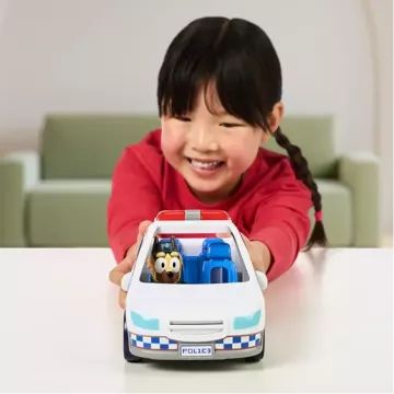 Bluey: Conjunto de Carro de Polícia - .Imagem