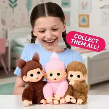 Little Live Pets: Mini Maki opička interaktívne plyšové zvieratko - Luna Lemon - .Obrázok