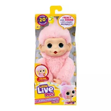 Little Live Pets: Mini Maki abekat interaktiv plysdyr - Luna Lemon - .billede