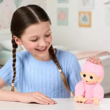 Little Live Pets: Mini Maki macaco de pelúcia interativo - Luna Lemon - .Imagem