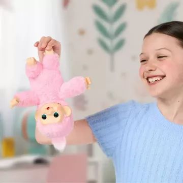 Little Live Pets: Mini Maki mono de peluche interactivo - Luna Limón - .imagen