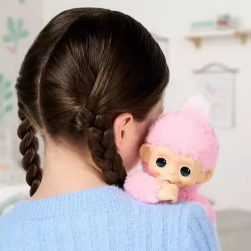 Little Live Pets: Mini Maki scimmietta interattiva in peluche - Luna Lemon - .immagine