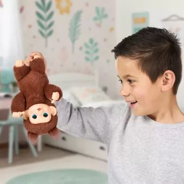 Little Live Pets: Mini Maki małpka interaktywna pluszowa - Chikki Cherry - .zdjęcie 