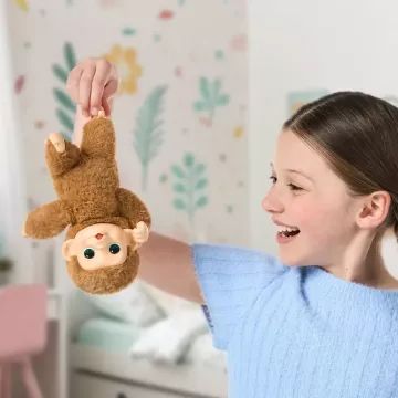 Little Live Pets: Mini Maki interactieve pluchen aap – Pepi Peach - .afbeelding