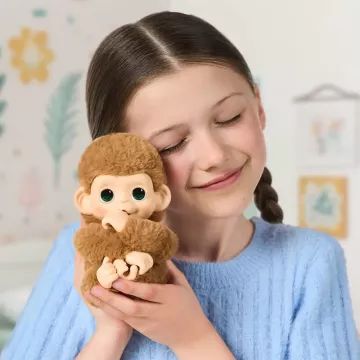 Little Live Pets: Mini Maki mono de peluche interactivo - Pepi Peach - .imagen