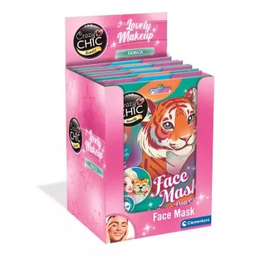 Clementoni : Crazy Chic : Masque de beauté - Tigre et Licorne, différents modèles - .image
