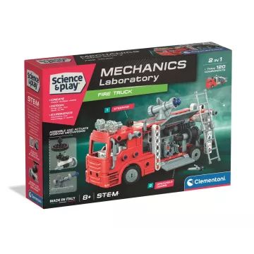 Clementoni: Mechanická laboratoř – Hasičský vůz - .obrázek
