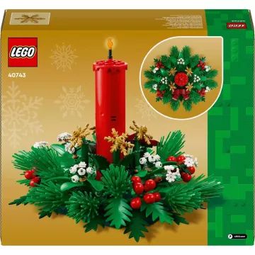 Decor de masă LEGO® Iconic Crăciun 40743 AMBALAJ DETERIORAT - .foto