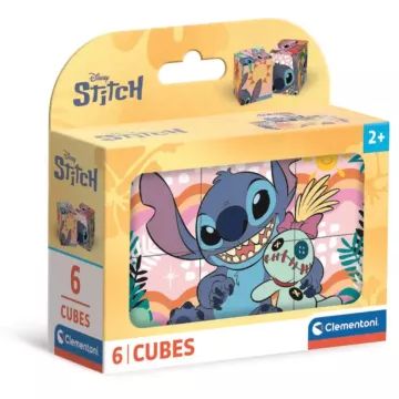 Clementoni: Cuburi puzzle Stitch - set de 6 bucăți - .foto