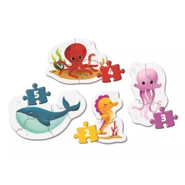 Clementoni: Moje pierwsze puzzle - Morska fauna - .zdjęcie 