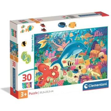 Clementoni: Podwodna przygoda puzzle – 30 elementów - .zdjęcie 