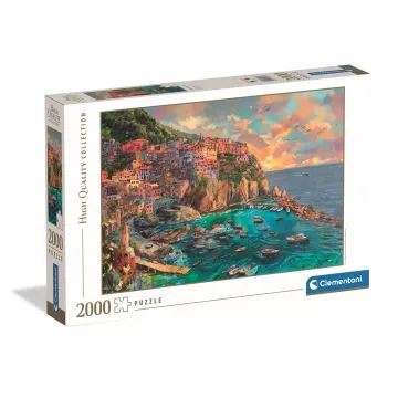 Høj Kvalitet Samling: Manarola maleri puslespil - 2000 stykker - .billede