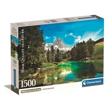 Clementoni: High Quality Collection: Blauwe Meer puzzel - 1500 stukjes - .afbeelding