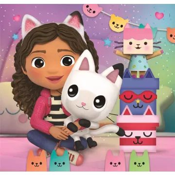 Puzzle da Casa de Bonecas da Gabi - 3 em 1 - .Imagem