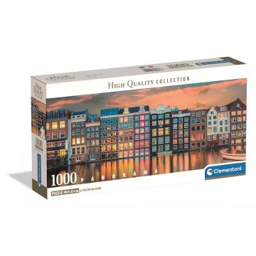 Clementoni: Hoge Kwaliteit Collectie: Panorama Amsterdam puzzel - 1000 stukjes - .afbeelding