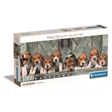 Clementoni: Puzzle panoramico Beagle - 1000 pezzi - .immagine