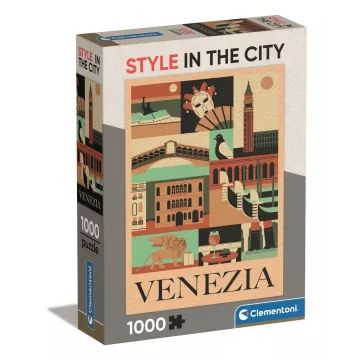 Clementoni: Rompecabezas Moda en Venecia - 1000 piezas - .imagen