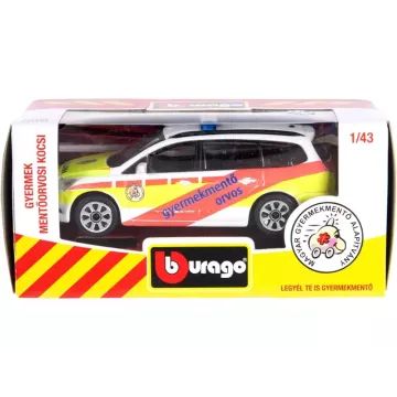 Bburago: Dziecięcy samochód ratunkowy - 1:43 - .zdjęcie 